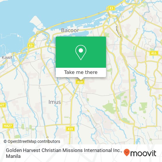 Golden Harvest Christian Missions International Inc. map