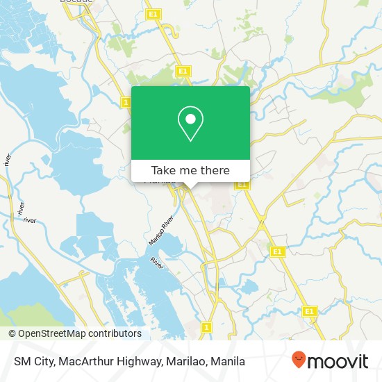 SM City, MacArthur Highway, Marilao map