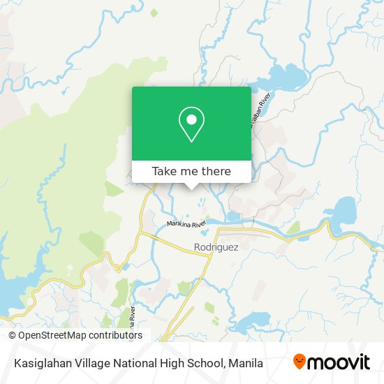 Kasiglahan Village National High School map