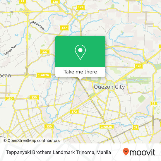 Teppanyaki Brothers Landmark Trinoma map