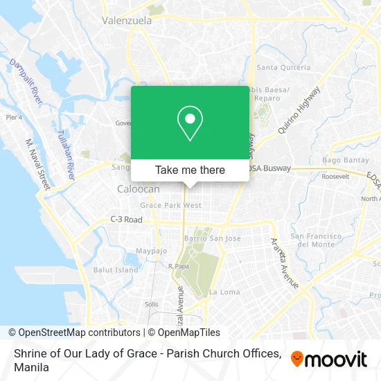 Shrine of Our Lady of Grace - Parish Church Offices map