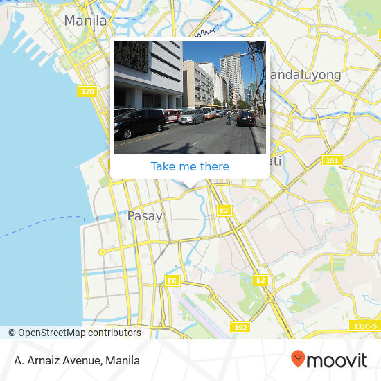 A. Arnaiz Avenue map