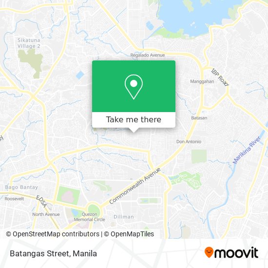 Batangas Street map
