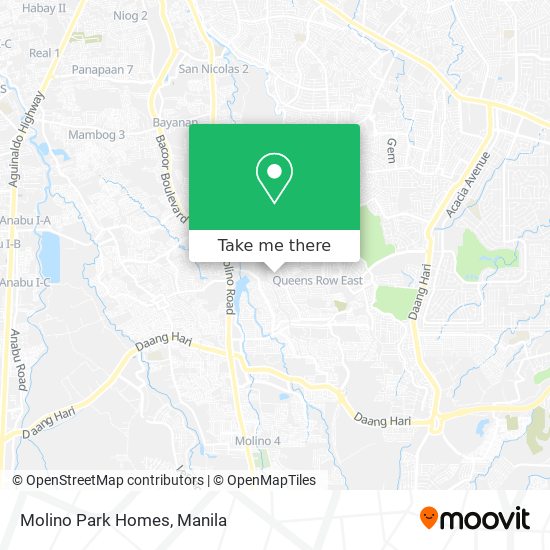 Molino Park Homes map