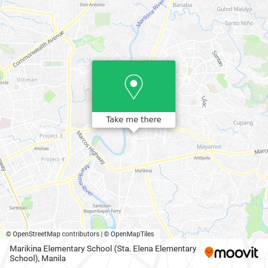 Marikina Elementary School (Sta. Elena Elementary School) map