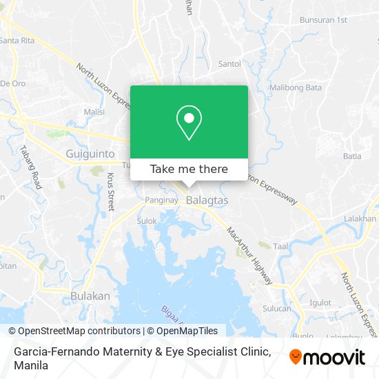 Garcia-Fernando Maternity & Eye Specialist Clinic map