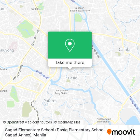 Sagad Elementary School (Pasig Elementary School-Sagad Annex) map