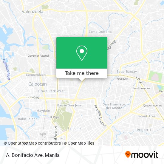 A. Bonifacio Ave map