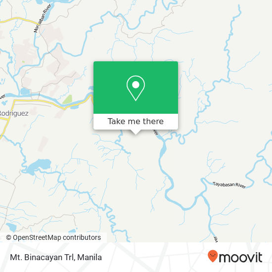 Mt. Binacayan Trl map