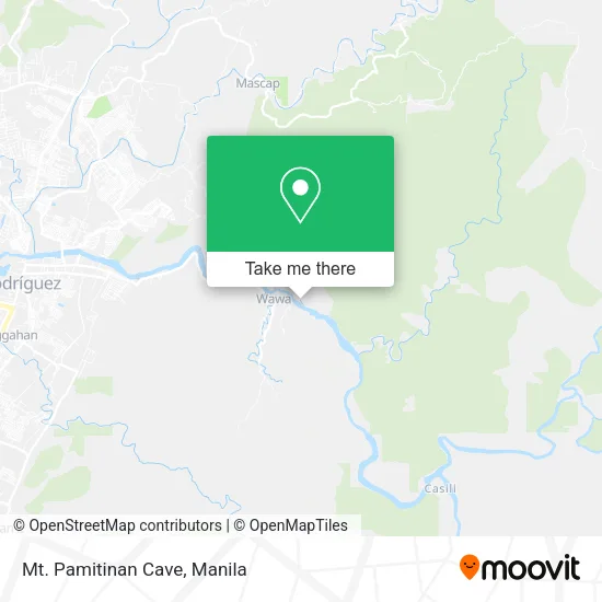 Mt. Pamitinan Cave map