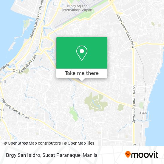 Brgy San Isidro, Sucat Paranaque map