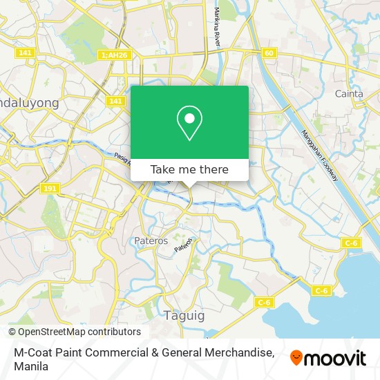 M-Coat Paint Commercial & General Merchandise map