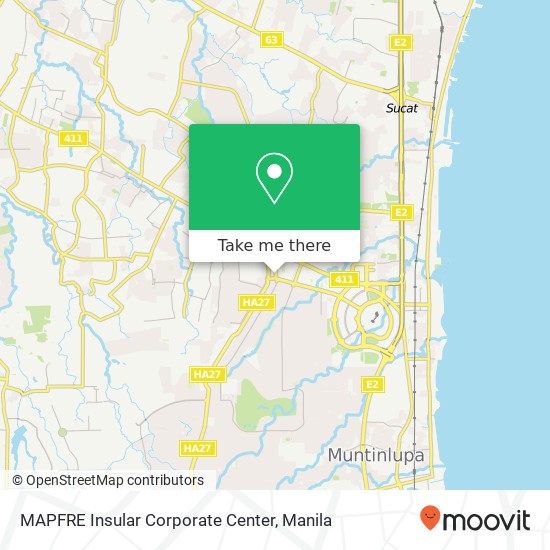 MAPFRE Insular Corporate Center map