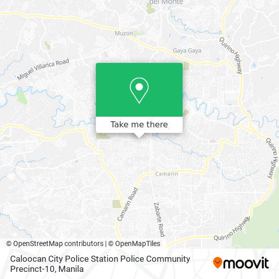 Caloocan City Police Station Police Community Precinct-10 map