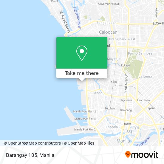 Barangay 105 map