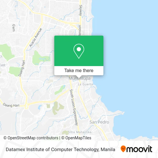 Datamex Institute of Computer Technology map