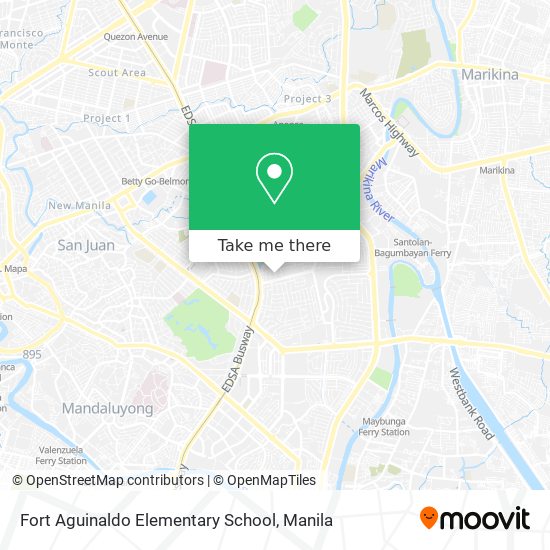 Fort Aguinaldo Elementary School map