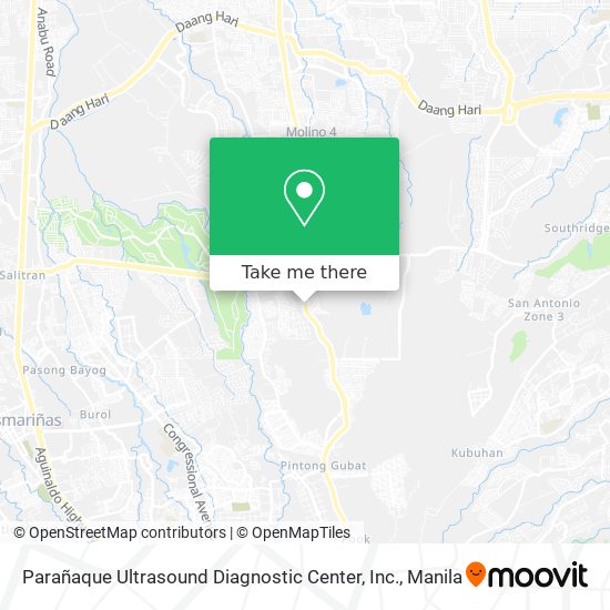 Parañaque Ultrasound Diagnostic Center, Inc. map