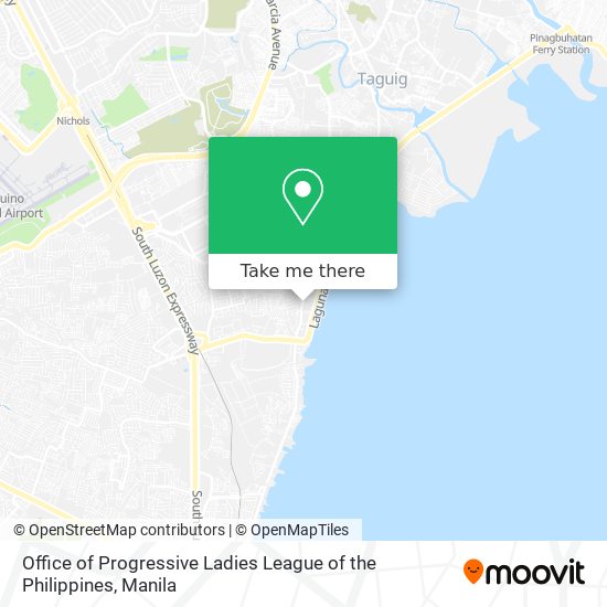 Office of Progressive Ladies League of the Philippines map