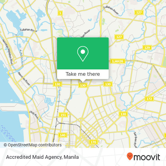 Accredited Maid Agency map