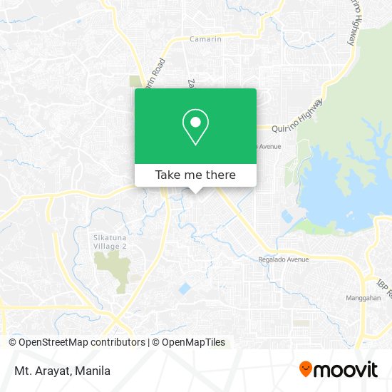 Mt. Arayat map