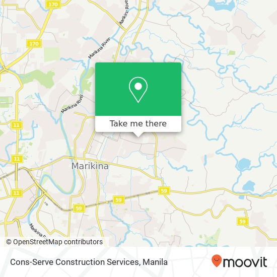 Cons-Serve Construction Services map