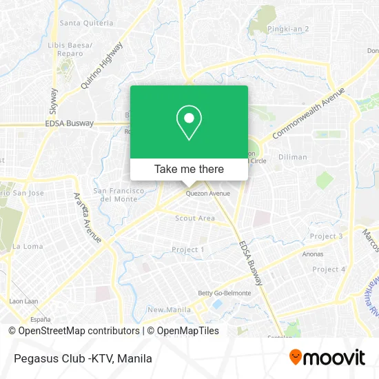 Pegasus Club -KTV map