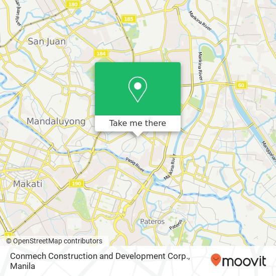 Conmech Construction and Development Corp. map