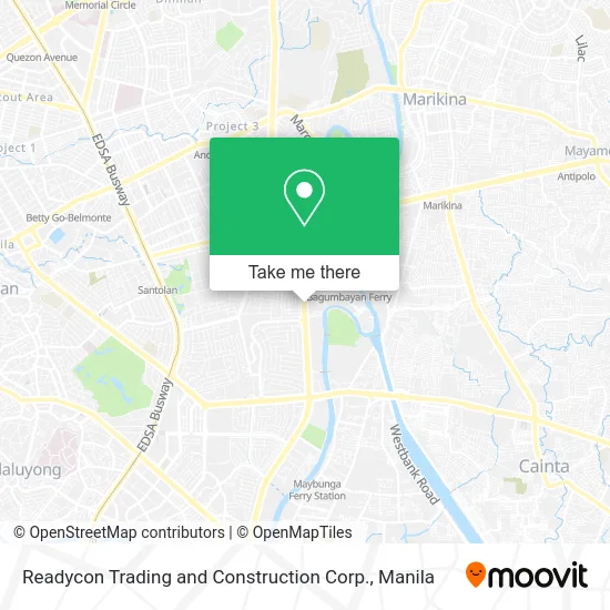 Readycon Trading and Construction Corp. map