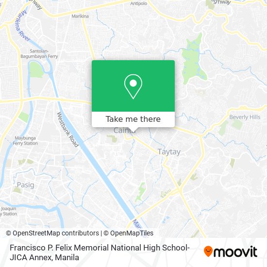 Francisco P. Felix Memorial National High School-JICA Annex map