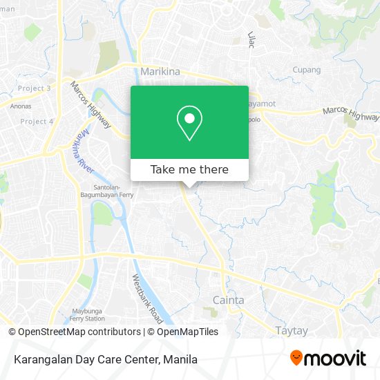 Karangalan Day Care Center map