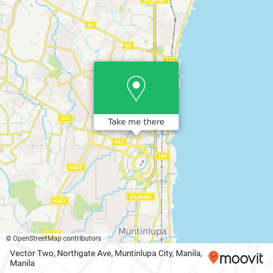 Vector Two, Northgate Ave, Muntinlupa City, Manila map