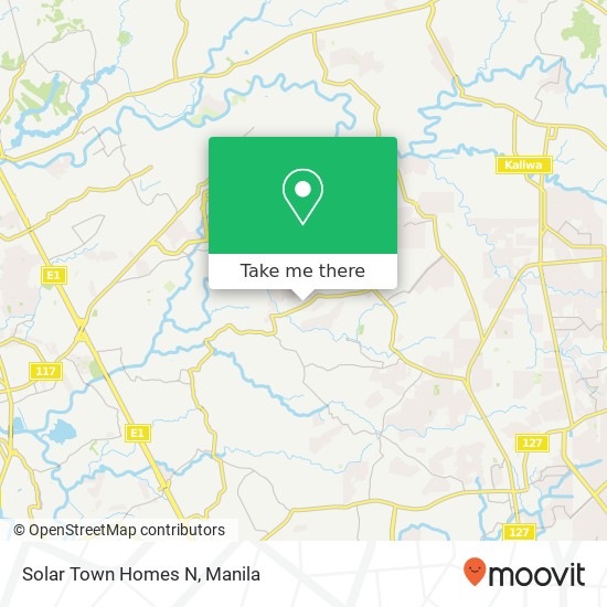 Solar Town Homes N map