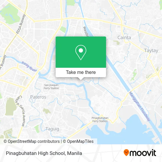 Pinagbuhatan High School map