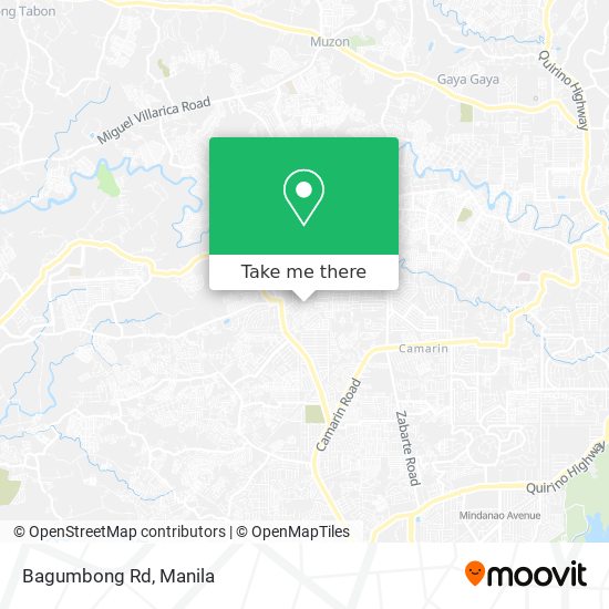 Bagumbong Rd map