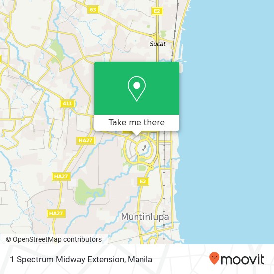 1 Spectrum Midway Extension map