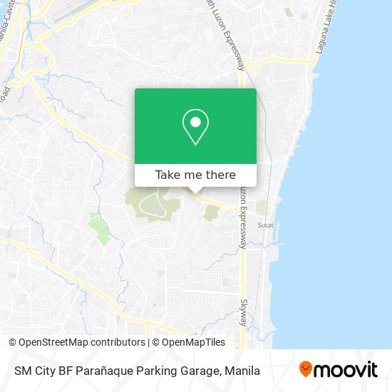 SM City BF Parañaque Parking Garage map