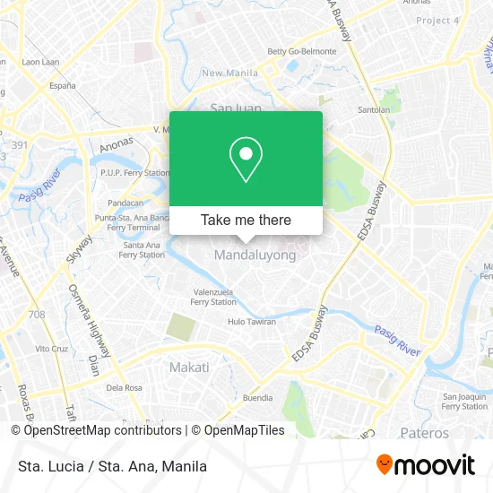 Sta. Lucia / Sta. Ana map