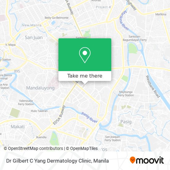 Dr Gilbert C Yang Dermatology Clinic map