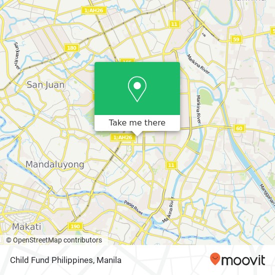 Child Fund Philippines map