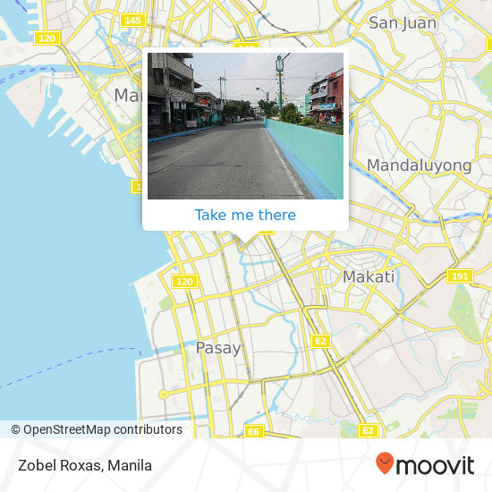 Zobel Roxas map