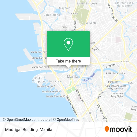 Madrigal Building map