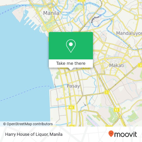 Harry House of Liquor map