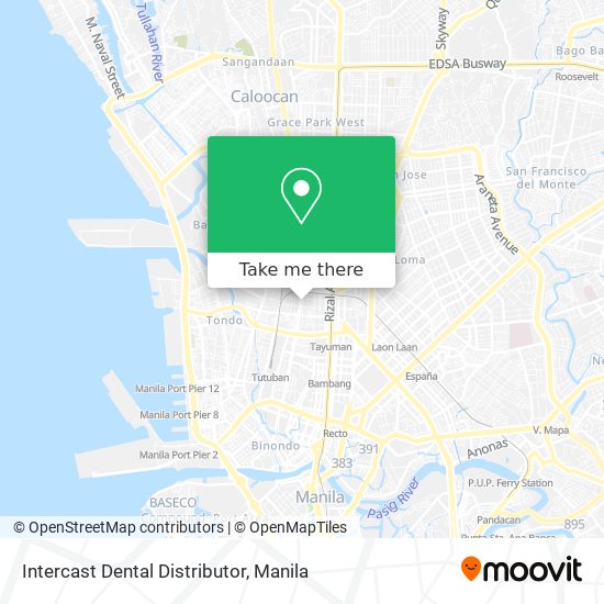 Intercast Dental Distributor map