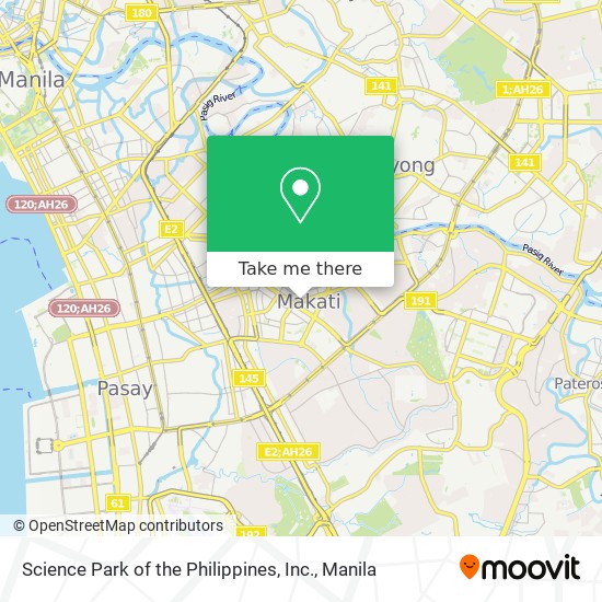 Science Park of the Philippines, Inc. map