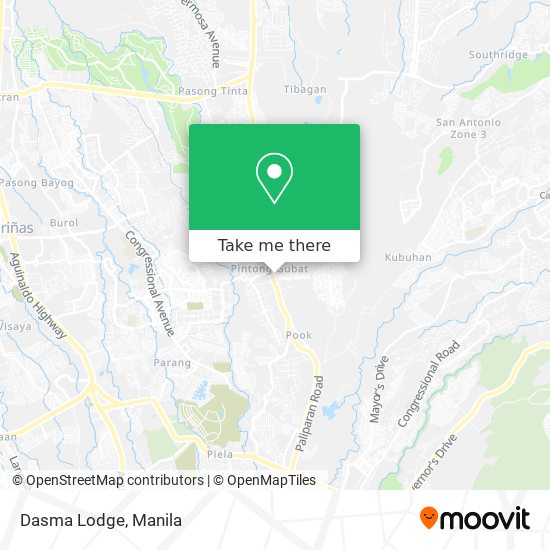 Dasma Lodge map