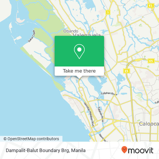 Dampalit-Balut Boundary Brg map
