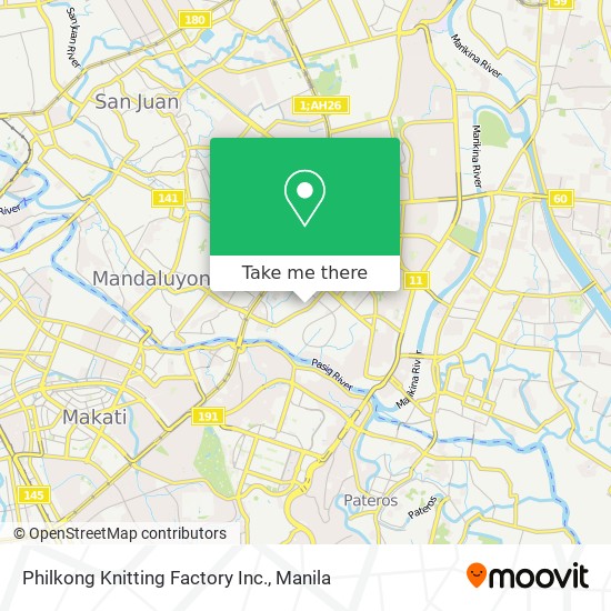 Philkong Knitting Factory Inc. map