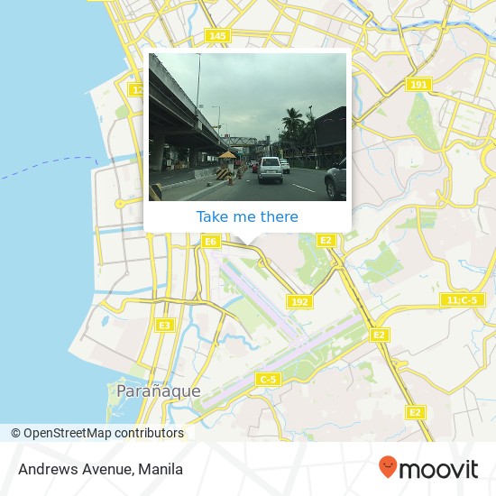 Andrews Avenue map