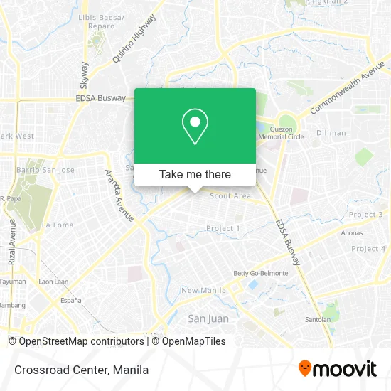 Crossroad Center map